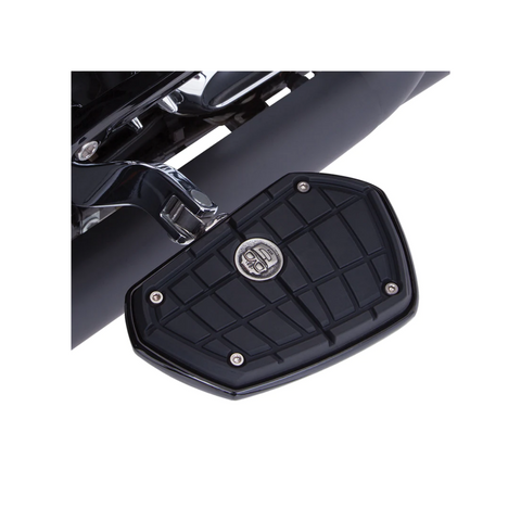 ASR FLOORBOARDS BY CIRO WITH ADAPTERS FOR H-D MALE MOUNT CLEVIS BLACK