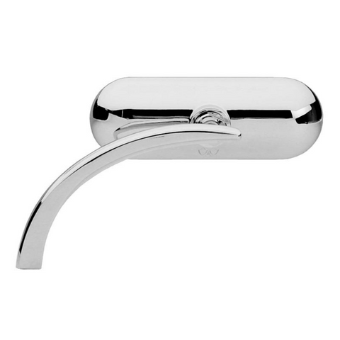 Arlen Ness Mini Oval Micro Mirrors-Left