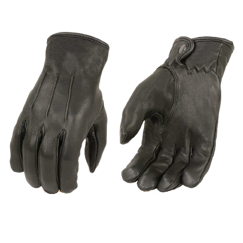 Milwaukee Leather SH875 Men's Thermal Lined Deerskin Gloves with Snap Wrist